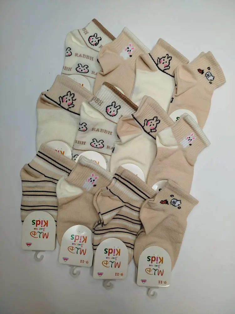 جوراب بچگانه پنبه کد 706-15