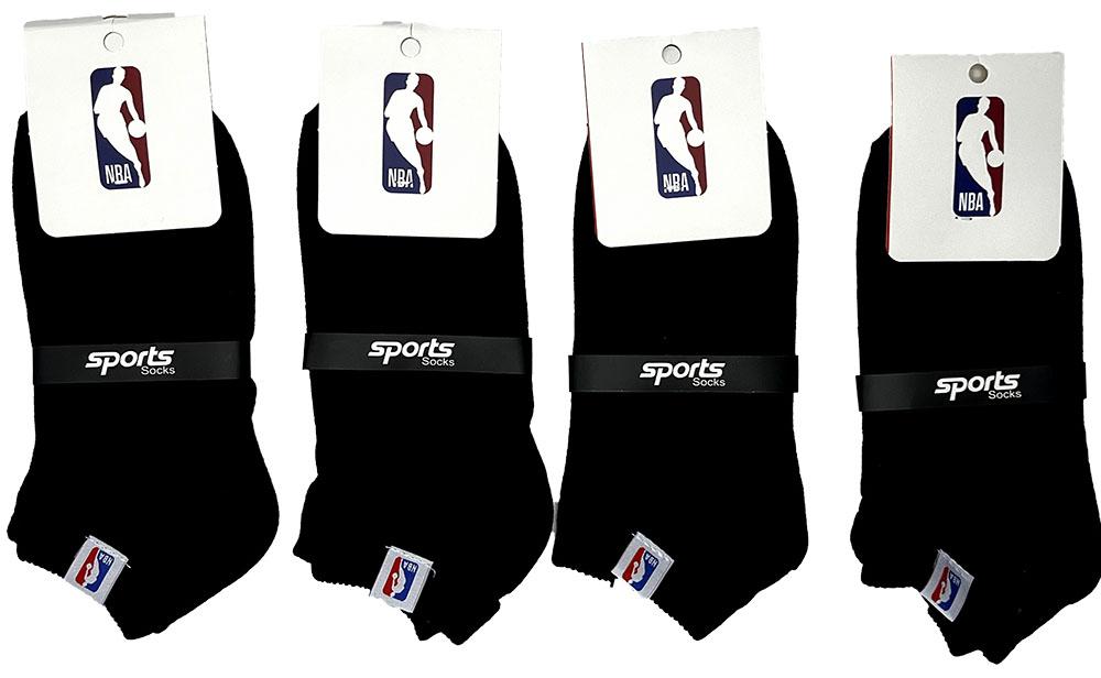 جوراب مچی لیبل دوزی مردانه NBA مشکی 412+