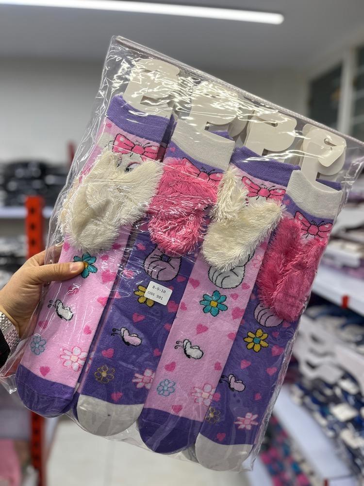 جوراب بچگانه ساقدار فانتزی خرگوش