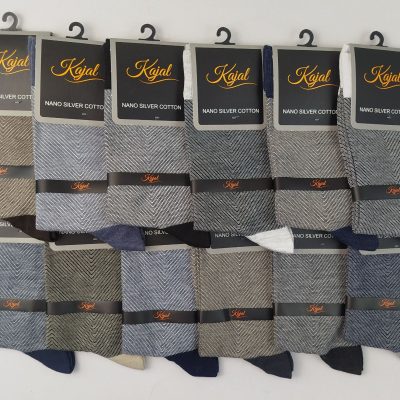 جوراب ساقدار مردانه نخ هندی کد 303-10