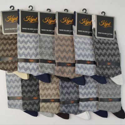 جوراب ساقدار مردانه نخ هندی کد 303-8