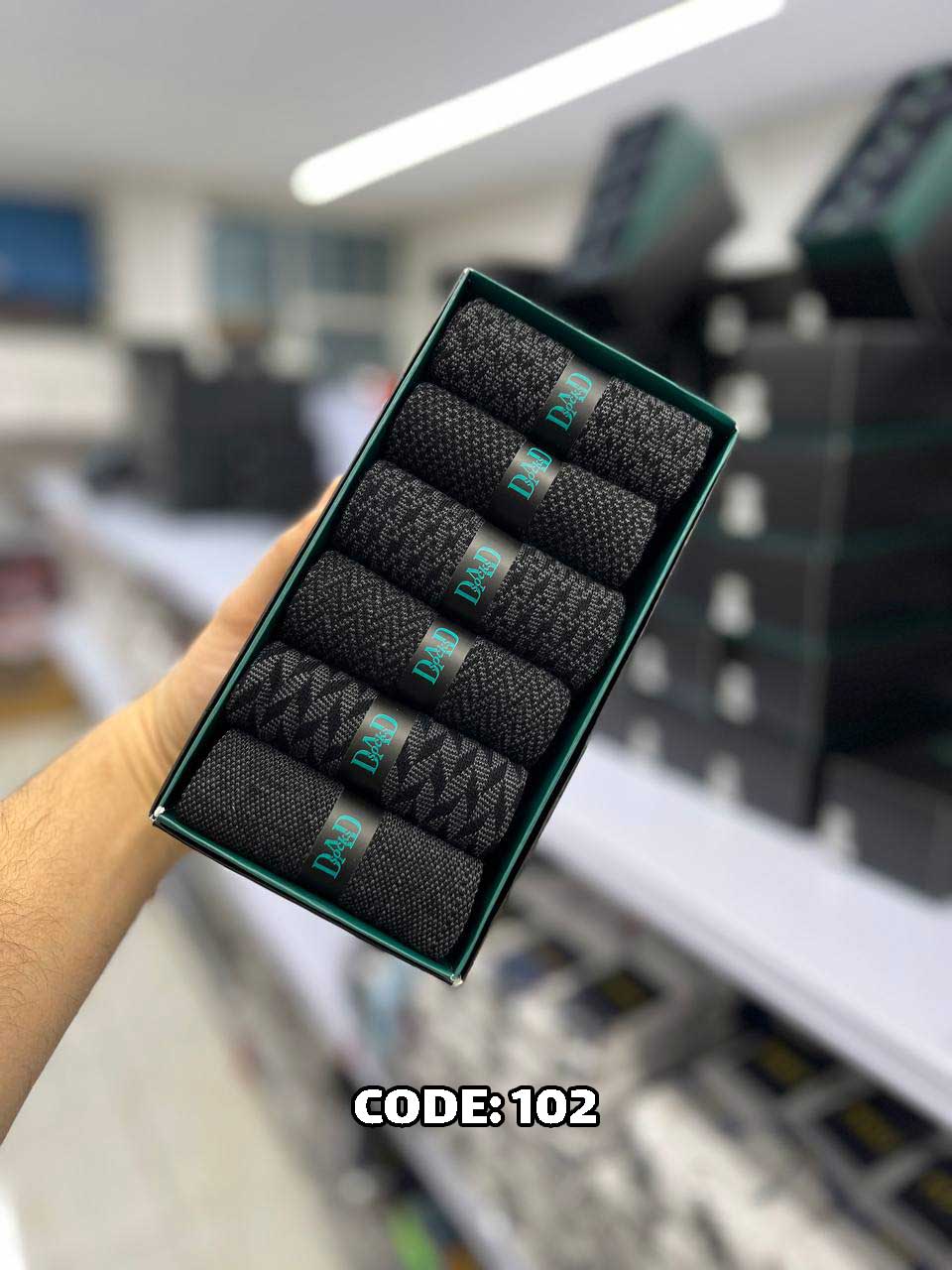 dad-socks-102 جوراب مردانه پنبه ای دد dad socks 102