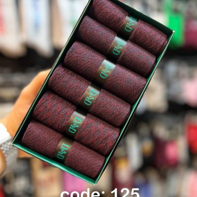جوراب مردانه پنبه dad socks کد 125