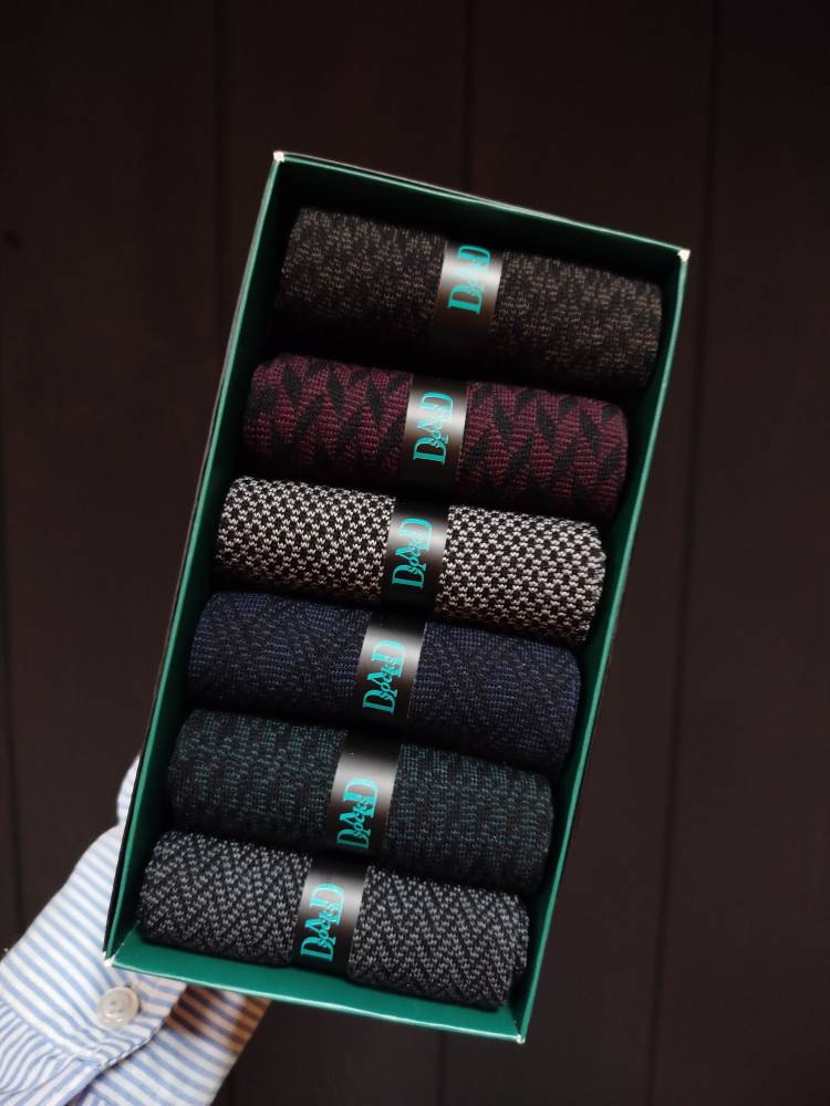 جوراب نیم ساق مردانه DAD SOCKS _ کد 215B