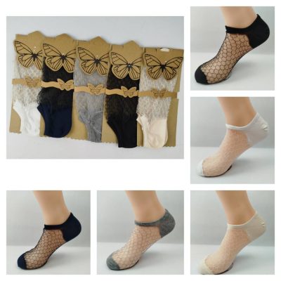 جوراب زنانه شیشه ای کد 3004-3-1