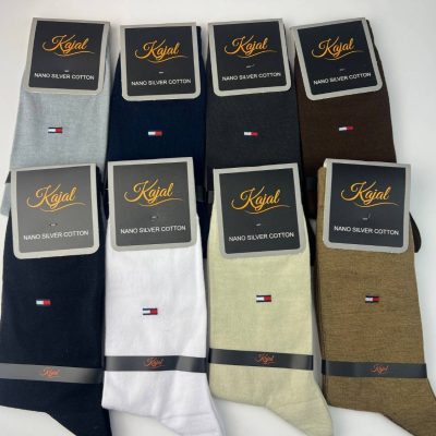 جوراب ساقدار مردانه نخ هندی کد 303-12